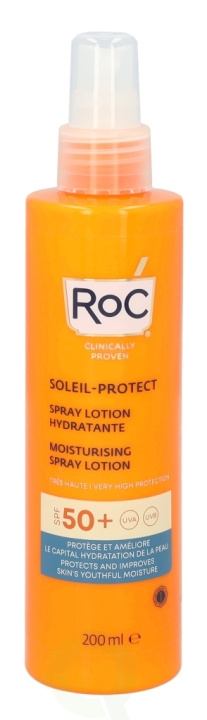 ROC Soleil-Protect Moisturising Spray Lotion SPF50 200 ml in de groep BEAUTY & HEALTH / Huidsverzorging / Zonnebank / Zonnebescherming bij TP E-commerce Nordic AB (C54982)