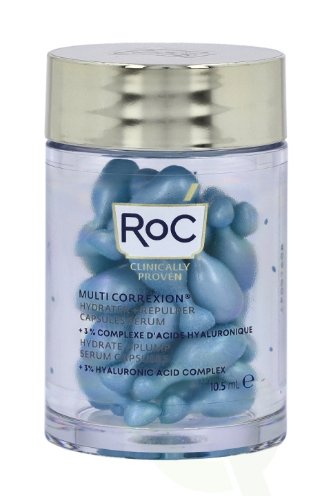 ROC Multi Correxion Hydrate & Plump Serum Capsules 10.5 ml 30x0,35ml in de groep BEAUTY & HEALTH / Huidsverzorging / Gezicht / Huidserum bij TP E-commerce Nordic AB (C55005)