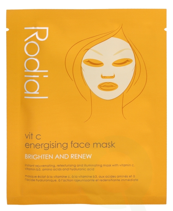 Rodial Vit C Energizing Face Mask 80 ml 4x20ml in de groep BEAUTY & HEALTH / Huidsverzorging / Gezicht / Maskers bij TP E-commerce Nordic AB (C55037)