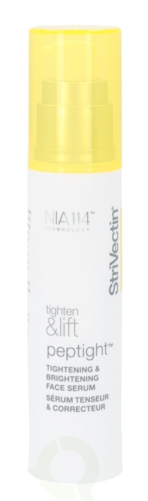 StriVectin Peptight Tightening & Brightening Face Serum 50 ml Visibly Tightens, Firms & Improves Radiance in de groep BEAUTY & HEALTH / Huidsverzorging / Gezicht / Huidserum bij TP E-commerce Nordic AB (C55879)