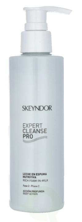 Skeyndor Expert Cleanse Pro Rich Foam-In-Milk 200 ml in de groep BEAUTY & HEALTH / Huidsverzorging / Gezicht / Schoonmaak bij TP E-commerce Nordic AB (C55987)