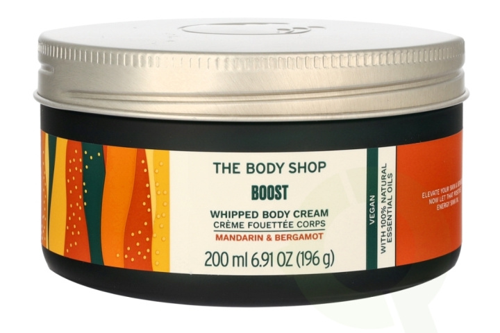 The Body Shop Boost Whipped Body Cream 200 ml Mandarin & Bergamot in de groep BEAUTY & HEALTH / Huidsverzorging / Lichaamsverzorging / Body lotion bij TP E-commerce Nordic AB (C56355)