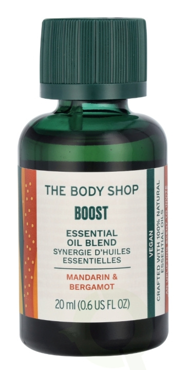 The Body Shop Boost Essential Oil Blend 20 ml Mandarin & Bergamot in de groep BEAUTY & HEALTH / Huidsverzorging / Lichaamsverzorging / Lichaamsolie bij TP E-commerce Nordic AB (C56366)