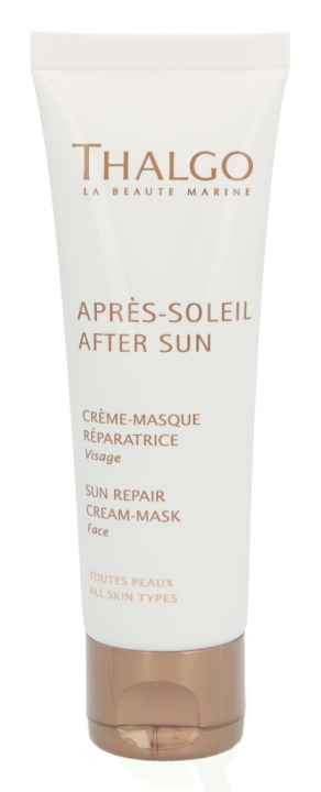 Thalgo After Sun Sun Repair Cream-Mask 50 ml All Skin Types in de groep BEAUTY & HEALTH / Huidsverzorging / Gezicht / Maskers bij TP E-commerce Nordic AB (C56425)