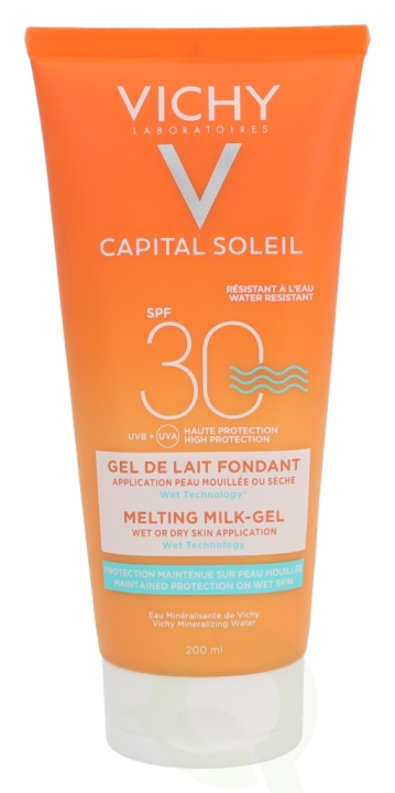 Vichy Ideal Soleil Ultra-Melting Milk Gel SPF30 200 ml in de groep BEAUTY & HEALTH / Huidsverzorging / Zonnebank / Zonnebescherming bij TP E-commerce Nordic AB (C56633)