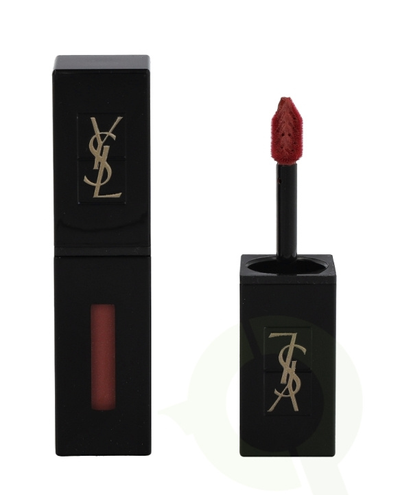 Yves Saint Laurent YSL Rouge Pur Couture Vernis A Levres Vinyl Creamy Lip Stain 5.5 ml #407 Carmin Session in de groep BEAUTY & HEALTH / Makeup / Lippen / Lipp gloss bij TP E-commerce Nordic AB (C56800)