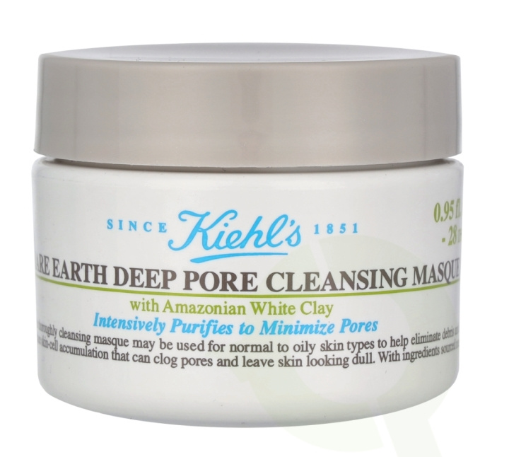 Kiehl\'s Rare Earth Deep Pore Cleansing Masque 28 ml in de groep BEAUTY & HEALTH / Huidsverzorging / Gezicht / Gezichtscrèmes bij TP E-commerce Nordic AB (C57048)