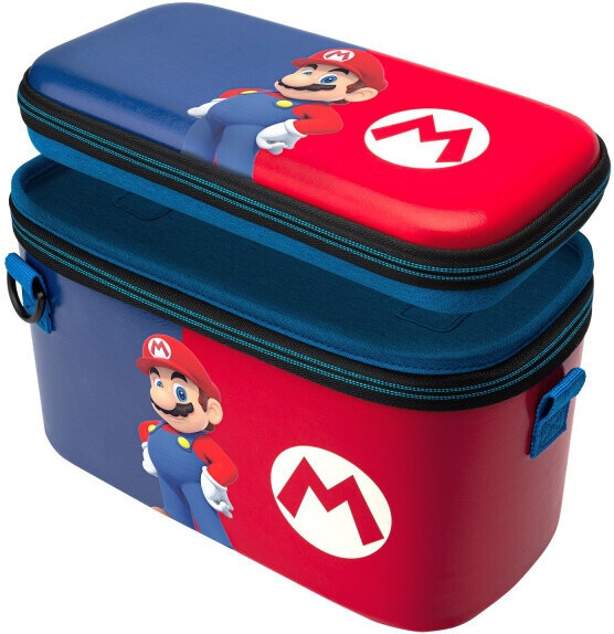 PDP Gaming Pull-N-Go Case - transportväska, Switch, Mario in de groep HOME ELECTRONICS / Spelconsoles en accessoires / Nintendo Switch / Accessoires bij TP E-commerce Nordic AB (C57095)