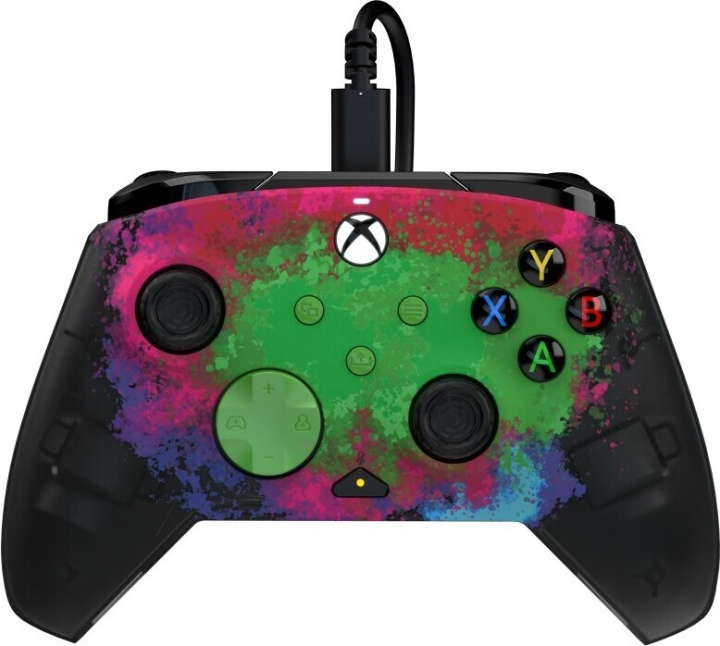 PDP Gaming Rematch Wired Controller - Space Dust (Glow In Dark) - trådbunden spelkontroll, Xbox in de groep HOME ELECTRONICS / Spelconsoles en accessoires / Xbox Series X / Accessoires bij TP E-commerce Nordic AB (C57288)