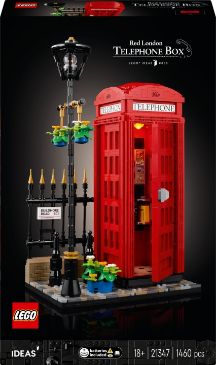 LEGO Idéer 21347 - London Röda telefonkiosken in de groep SPEELGOED, KINDER- & BABYPRODUCTEN / Speelgoed / Bouwspeelgoed / Lego bij TP E-commerce Nordic AB (C57354)