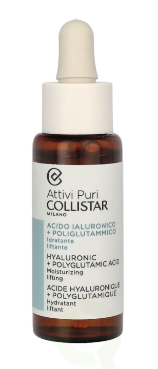 Collistar Attivi Puri Hyaluronic + Polyglutamic Face Serum 30 ml in de groep BEAUTY & HEALTH / Huidsverzorging / Gezicht / Huidserum bij TP E-commerce Nordic AB (C57552)