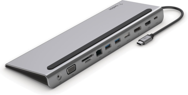 Belkin USB-C 11-in-1 Multiport - dockningsstation in de groep COMPUTERS & RANDAPPARATUUR / Laptops & accessoires / Docking station bij TP E-commerce Nordic AB (C57688)