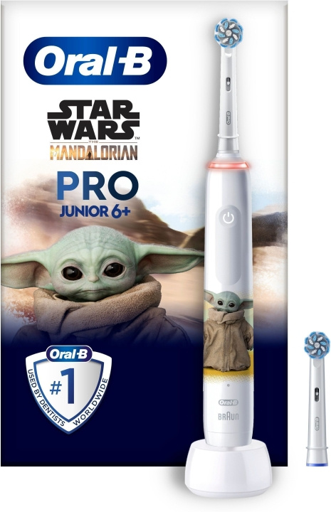 Oral B Pro Junior Star Wars - elektrisk tandborste in de groep BEAUTY & HEALTH / Mondverzorging / Elektrische tandenborstels bij TP E-commerce Nordic AB (C57814)