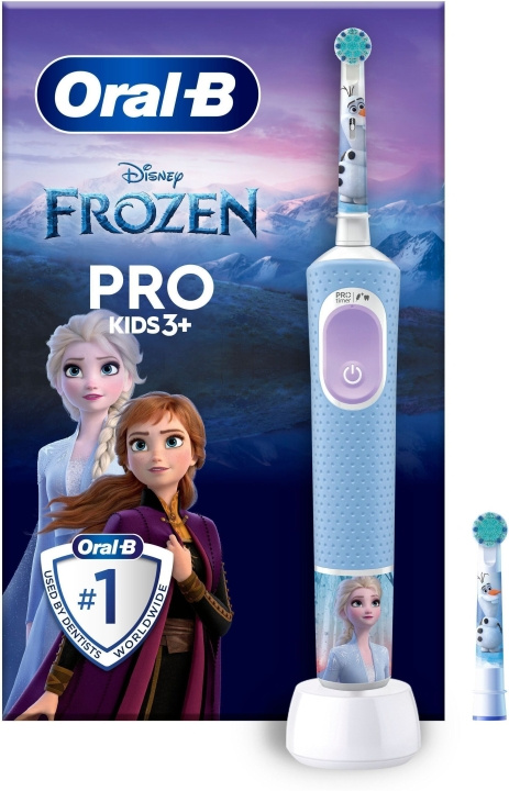 Oral B Vitality Pro Kids Frozen - elektrisk tandborste in de groep BEAUTY & HEALTH / Mondverzorging / Elektrische tandenborstels bij TP E-commerce Nordic AB (C57815)