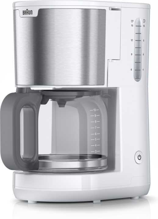 Braun KF1500WH PurShine kaffebryggare in de groep HUISHOUDEN & TUIN / Huishoudelijke apparaten / Koffiezetapparaten en accessoires / Koffiezetapparaten bij TP E-commerce Nordic AB (C57835)