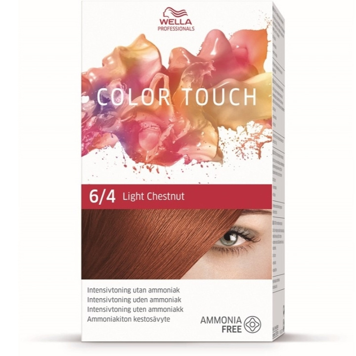 Wella Color Touch Vibrant Reds 6/4 Light Chestnut in de groep BEAUTY & HEALTH / Haar & Styling / Haarverzorging / Haarverf / Haarverf & Kleurbommen bij TP E-commerce Nordic AB (C57918)