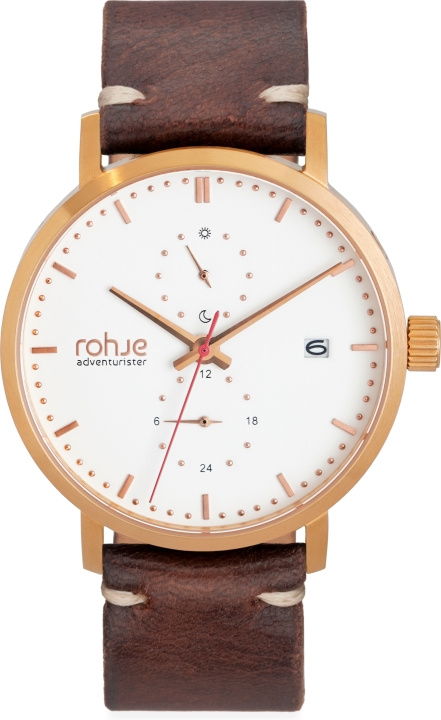 Rohje Adventurister Elegance armbandsur, brunt in de groep SPORT, VRIJE TIJD & HOBBY / Accessoires / Klokken bij TP E-commerce Nordic AB (C58054)