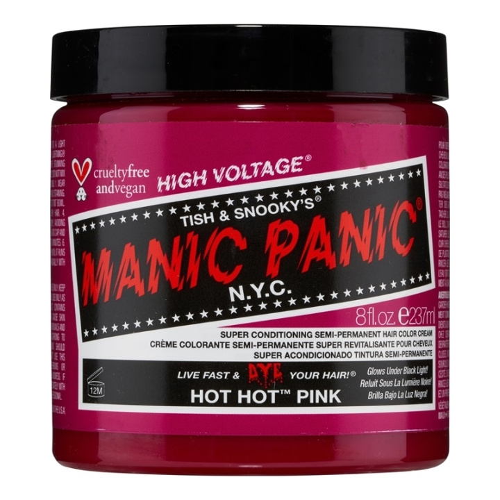 Manic Panic Hot Hot Pink Classic Creme 237ml in de groep BEAUTY & HEALTH / Haar & Styling / Haarverzorging / Haarverf / Haarverf & Kleurbommen bij TP E-commerce Nordic AB (C58356)