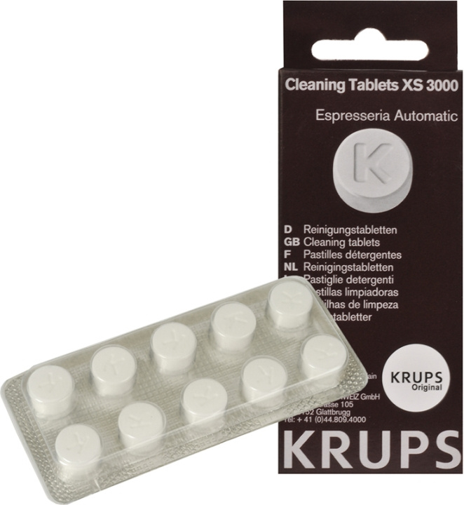 Krups Espresso Rengöringstabletter in de groep HUISHOUDEN & TUIN / Huishoudelijke apparaten / Koffiezetapparaten en accessoires / Filters & Accessoires bij TP E-commerce Nordic AB (C58447)