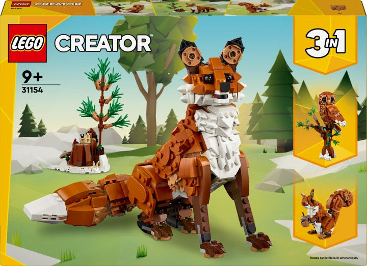 LEGO Creator 31154 - Skogens djur Räv in de groep SPEELGOED, KINDER- & BABYPRODUCTEN / Speelgoed / Bouwspeelgoed / Lego bij TP E-commerce Nordic AB (C58540)