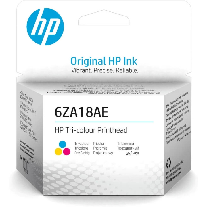 HP Skrivarhuvud 6ZA18AE Tri-colour in de groep COMPUTERS & RANDAPPARATUUR / Printers & Accessoires / Inkt & Toner / Inktpatronen / HP bij TP E-commerce Nordic AB (C58630)