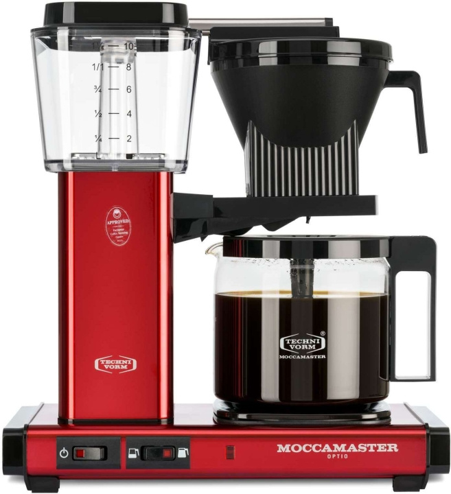 Moccamaster Optio coffee maker, metallic red in de groep HUISHOUDEN & TUIN / Huishoudelijke apparaten / Koffiezetapparaten en accessoires / Koffiezetapparaten bij TP E-commerce Nordic AB (C58857)