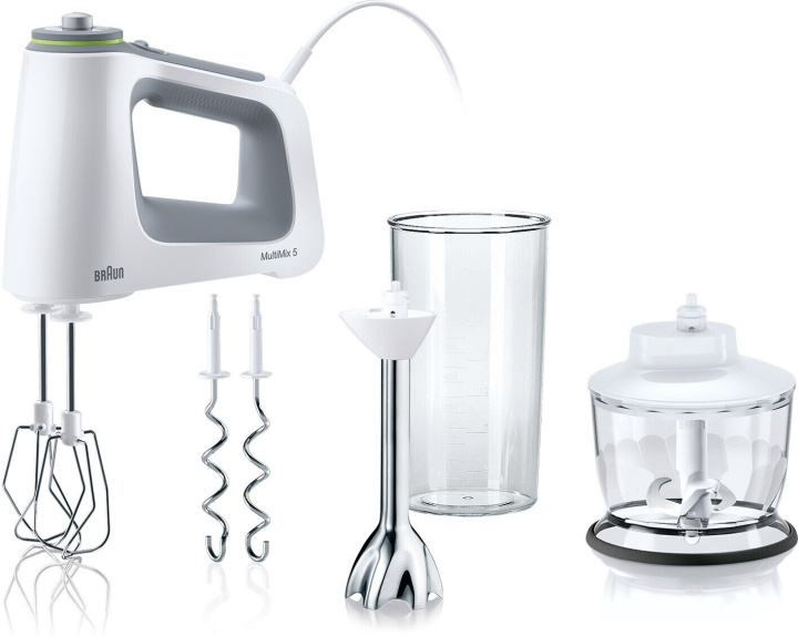 Braun HM5137WH MultiMix 5 electric mixer in de groep HUISHOUDEN & TUIN / Huishoudelijke apparaten / Keukentools & -apparatuur / Mixers bij TP E-commerce Nordic AB (C58917)