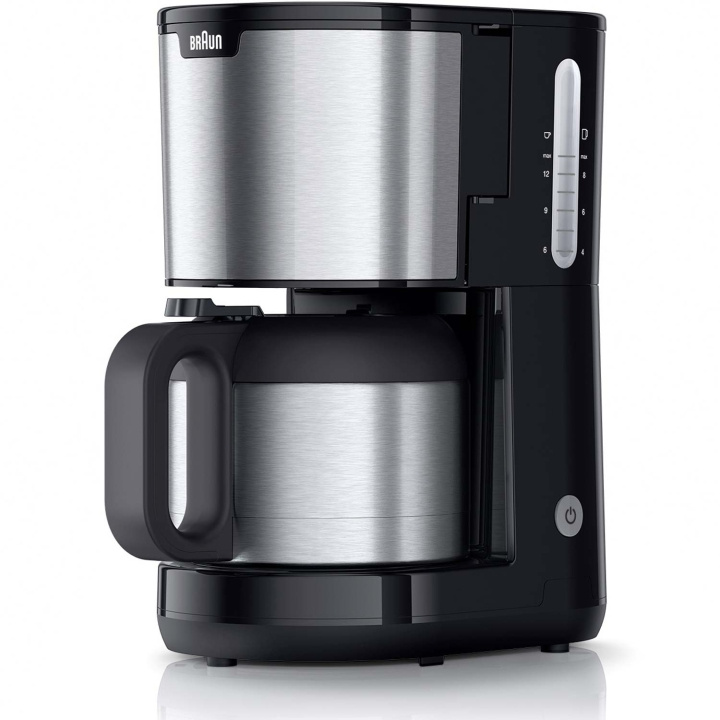 Braun Termosbryggare KF1505BK PurShine 1,2l in de groep HUISHOUDEN & TUIN / Huishoudelijke apparaten / Koffiezetapparaten en accessoires / Thermosbrouwers bij TP E-commerce Nordic AB (C58954)