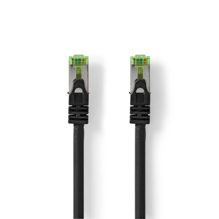 Nedis CAT7 Netwerkkabel | S/FTP | RJ45 Male | RJ45 Male | 1.00 m | Snagless | Rond | LSZH | Zwart | Label in de groep COMPUTERS & RANDAPPARATUUR / Computerkabels / Netwerkkabels / Cat7 bij TP E-commerce Nordic AB (C59003)