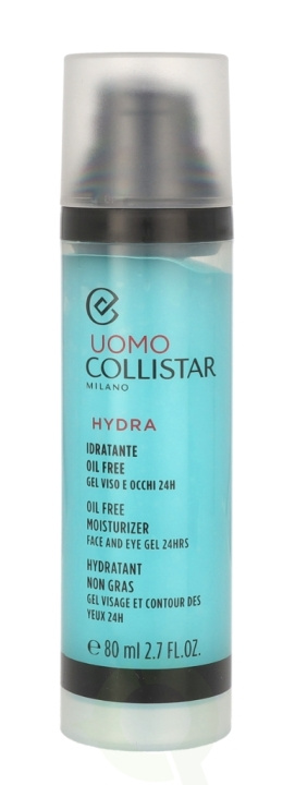 Collistar Uomo Hydra Oil Free Moisturizer Face And Eye Gel 80 ml in de groep BEAUTY & HEALTH / Huidsverzorging / Gezicht / Dagcrème bij TP E-commerce Nordic AB (C59011)