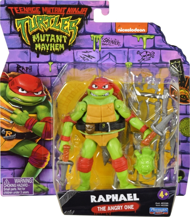 Teenage Mutant Ninja Turtles: Mutant Mayhem Raphael Figur in de groep SPEELGOED, KINDER- & BABYPRODUCTEN / Speelgoed / Figuren & miniaturen bij TP E-commerce Nordic AB (C59137)