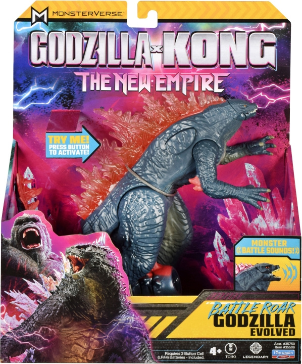 Godzilla x Kong: The New Empire Deluxe Battle Roar Godzilla Evolved Figure, 17,5 cm in de groep SPEELGOED, KINDER- & BABYPRODUCTEN / Speelgoed / Figuren, Miniaturen & accessoires bij TP E-commerce Nordic AB (C59145)