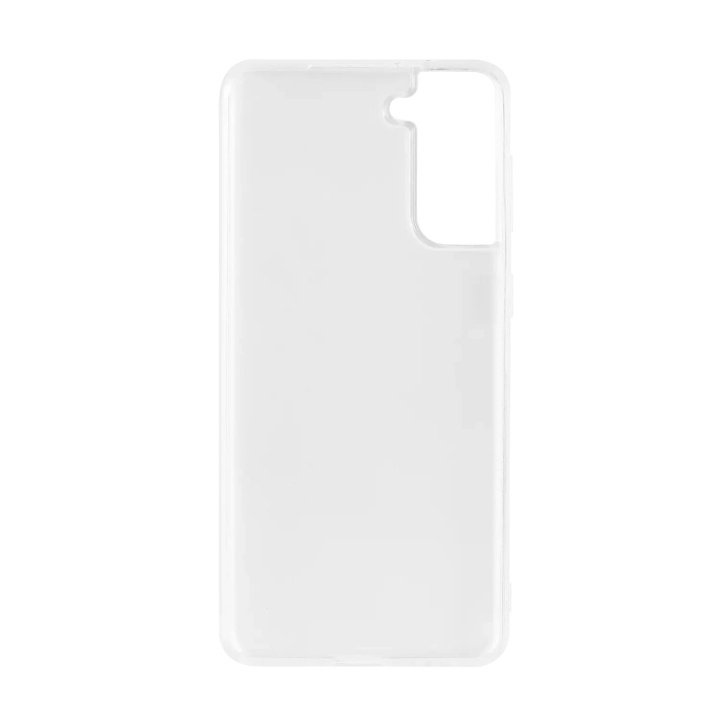 Essentials Samsung S21+ TPU back cover, Transparent in de groep SMARTPHONE & TABLETS / Mobielbescherming / Samsung bij TP E-commerce Nordic AB (C59159)