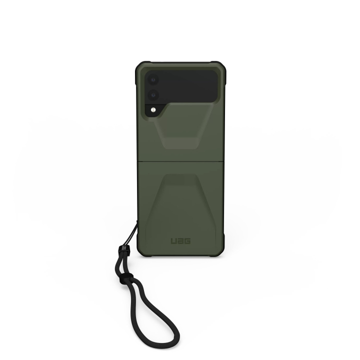 Urban Armor Gear Samsung Galaxy Z Flip 4 Civilian, Olive Drab in de groep SMARTPHONE & TABLETS / Mobielbescherming / Samsung bij TP E-commerce Nordic AB (C59339)