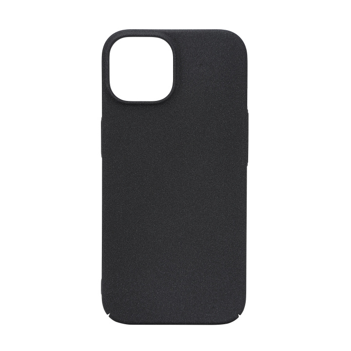 Essentials iPhone 15 sand bursted back cover, black/grey in de groep SMARTPHONE & TABLETS / Mobielbescherming / Apple / iPhone 15 bij TP E-commerce Nordic AB (C59556)