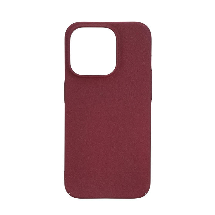 Essentials iPhone 15 Pro sand bursted back cover, burgundy in de groep SMARTPHONE & TABLETS / Mobielbescherming / Apple / iPhone 15 bij TP E-commerce Nordic AB (C59560)