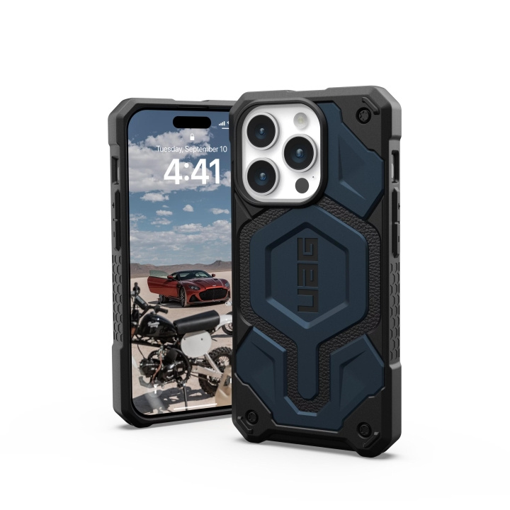 Urban Armor Gear iPhone 15 Pro Monarch Pro - Mallard in de groep SMARTPHONE & TABLETS / Mobielbescherming / Apple / iPhone 15 bij TP E-commerce Nordic AB (C59749)