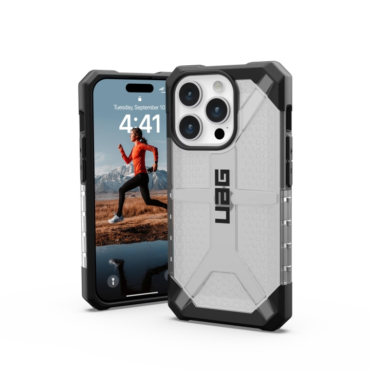 Urban Armor Gear iPhone 15 Pro Plasma - Ice in de groep SMARTPHONE & TABLETS / Mobielbescherming / Apple / iPhone 15 bij TP E-commerce Nordic AB (C59827)