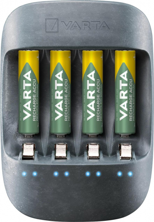 Varta Eco-oplader + 4x56816 AA 2100 mAh in de groep HOME ELECTRONICS / Batterijen & Opladers / Oplaadbare batterijen / AA bij TP E-commerce Nordic AB (C60793)