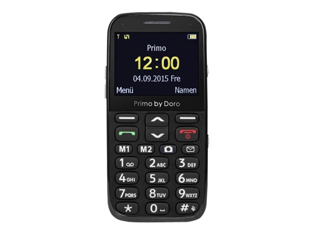 Doro Primo 366 2.3 Svart in de groep SMARTPHONE & TABLETS / Mobiele telefoons & smartphones bij TP E-commerce Nordic AB (C60913)