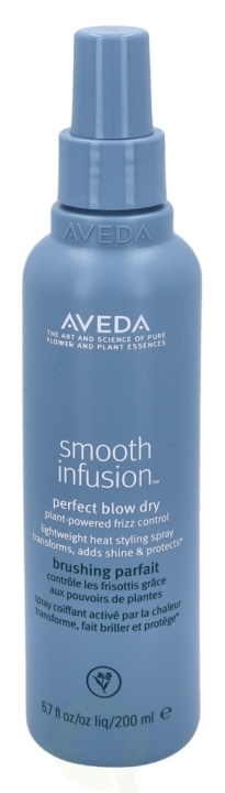 Aveda Smooth Infusion Perfect Blow Dry Spray 200 ml Lightweight Heat Styling Spray in de groep BEAUTY & HEALTH / Haar & Styling / Haarverzorging / Shampoo bij TP E-commerce Nordic AB (C61149)