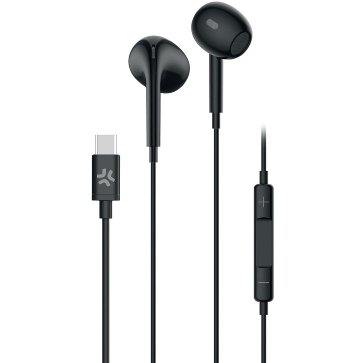 Celly UP1300 Stereoheadset Drop USB-C Svart in de groep HOME ELECTRONICS / Audio & Beeld / Koptelefoon & Accessoires / Koptelefoon bij TP E-commerce Nordic AB (C61390)