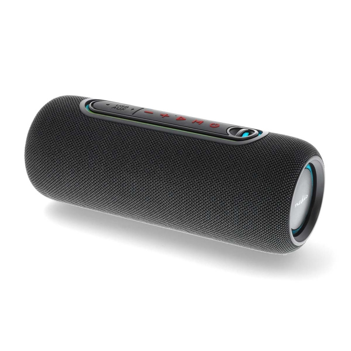 Nedis Bluetooth®-Speaker | Maximale batterijduur: 4 uur | Handheld Ontwerp | 30 W | Stereo | Ingebouwde microfoon | X5 | Koppelbaar | Zwart in de groep HOME ELECTRONICS / Audio & Beeld / Luidsprekers & accessoires / Bluetooth-luidsprekers / Draagbare luidsprekers bij TP E-commerce Nordic AB (C61438)