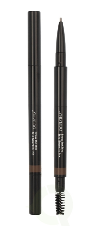 Shiseido Brow Ink Trio Brow Pencil 0.31 gr #03 Deep Brown - Pencil 0,06grPowder 0,25gr in de groep BEAUTY & HEALTH / Makeup / Ogen & Wenkbrauwen / Wenkbrauwpotloden bij TP E-commerce Nordic AB (C61444)