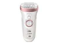 Braun White/rose gold Epilator SensoSmart 9/880 in de groep BEAUTY & HEALTH / Haar & Styling / Ontharing / Epliators bij TP E-commerce Nordic AB (C62073)