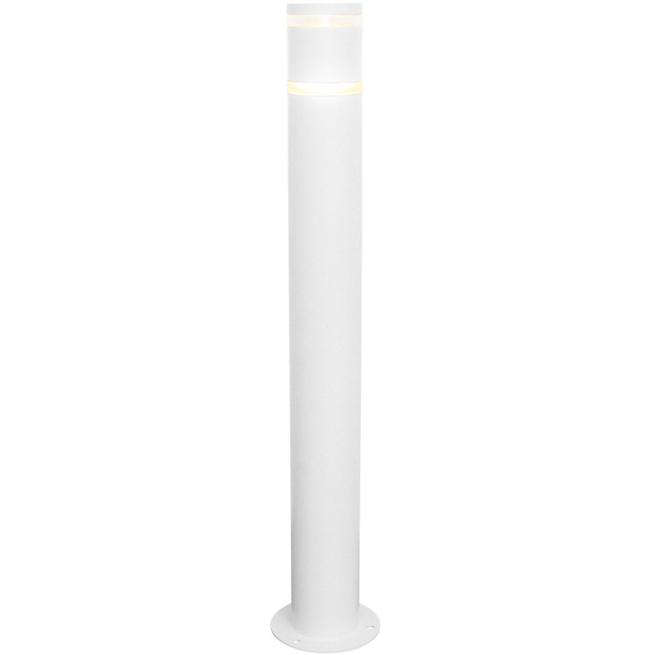 Llitt Nils Bollard Pollare 80cm E27-sockel IP44 Vit in de groep HUISHOUDEN & TUIN / Elektriciteit & Verlichting / Buitenverlichting / Tuinverlichting bij TP E-commerce Nordic AB (C62111)