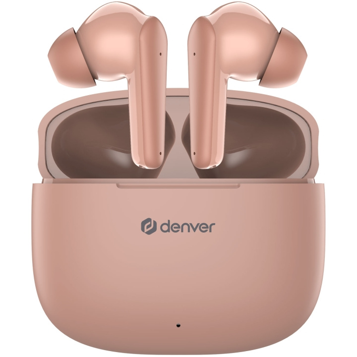 Denver TWE-48DR True wireless Bluetooth hörlur med laddetui in de groep HOME ELECTRONICS / Audio & Beeld / Koptelefoon & Accessoires / Koptelefoon bij TP E-commerce Nordic AB (C62198)