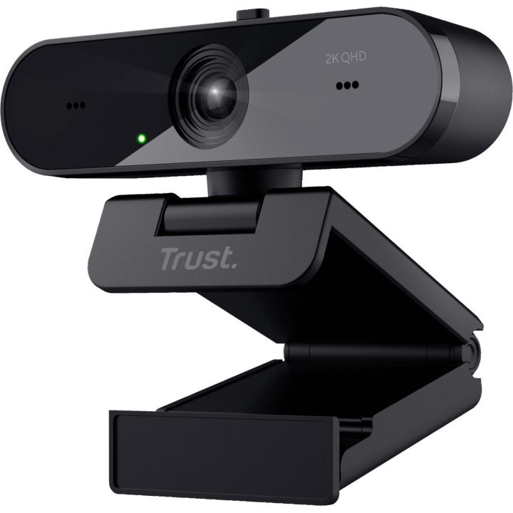 Trust Taxon Webbkamera 2K QHD 1440p Eco in de groep COMPUTERS & RANDAPPARATUUR / Computeraccessoires / Webcamera\'s bij TP E-commerce Nordic AB (C62201)