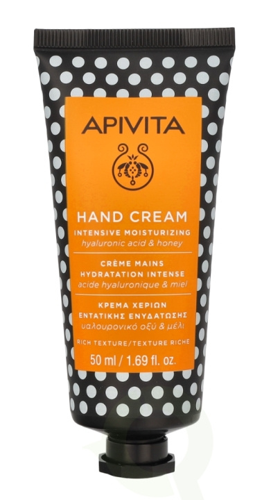 Apivita Rich Moisturizing Hand Cream 50 ml Hyaluronic Acid & honey in de groep BEAUTY & HEALTH / Manicure/pedicure / Handcrèmes bij TP E-commerce Nordic AB (C62432)