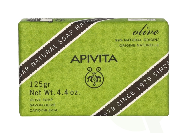 Apivita Natural Soap 125 g Olive in de groep BEAUTY & HEALTH / Huidsverzorging / Lichaamsverzorging / Bad- en douchegels bij TP E-commerce Nordic AB (C62433)